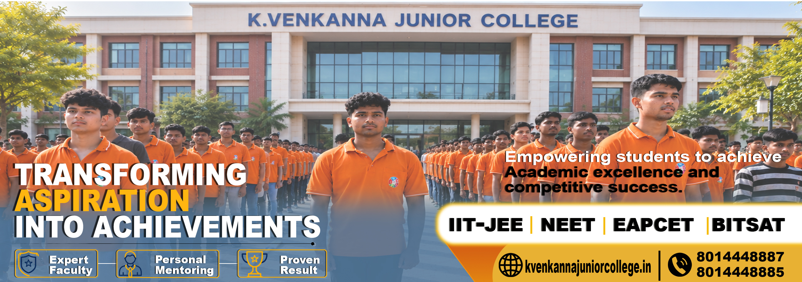 K. Venkanna Junior College Banner 2